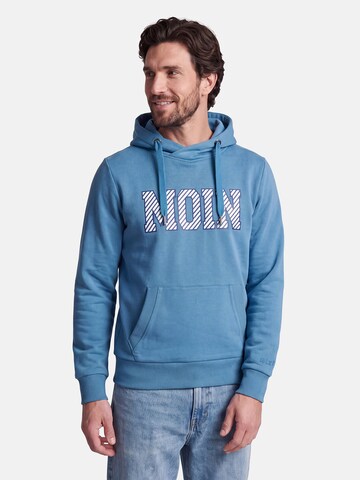 salzhaut Sweatshirt 'Heff - Moin' in Blue: front