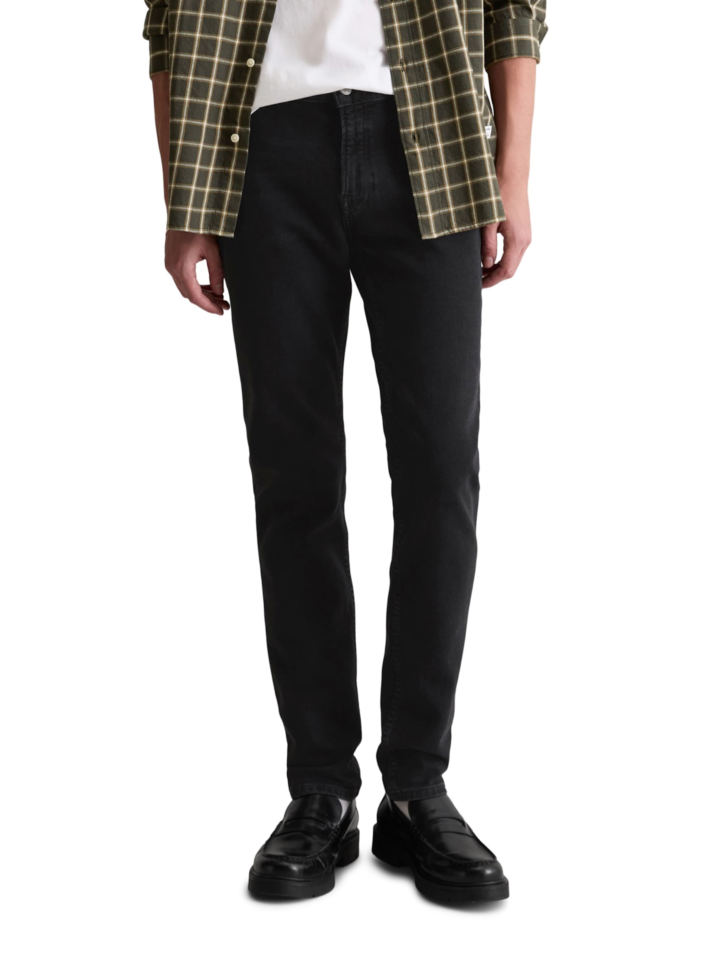 Marc O'Polo DENIM Slimfit Jeans i svart: framsida