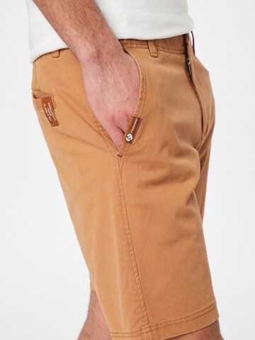 Ragwear Regular Chino Pants 'KAREL' in Brown