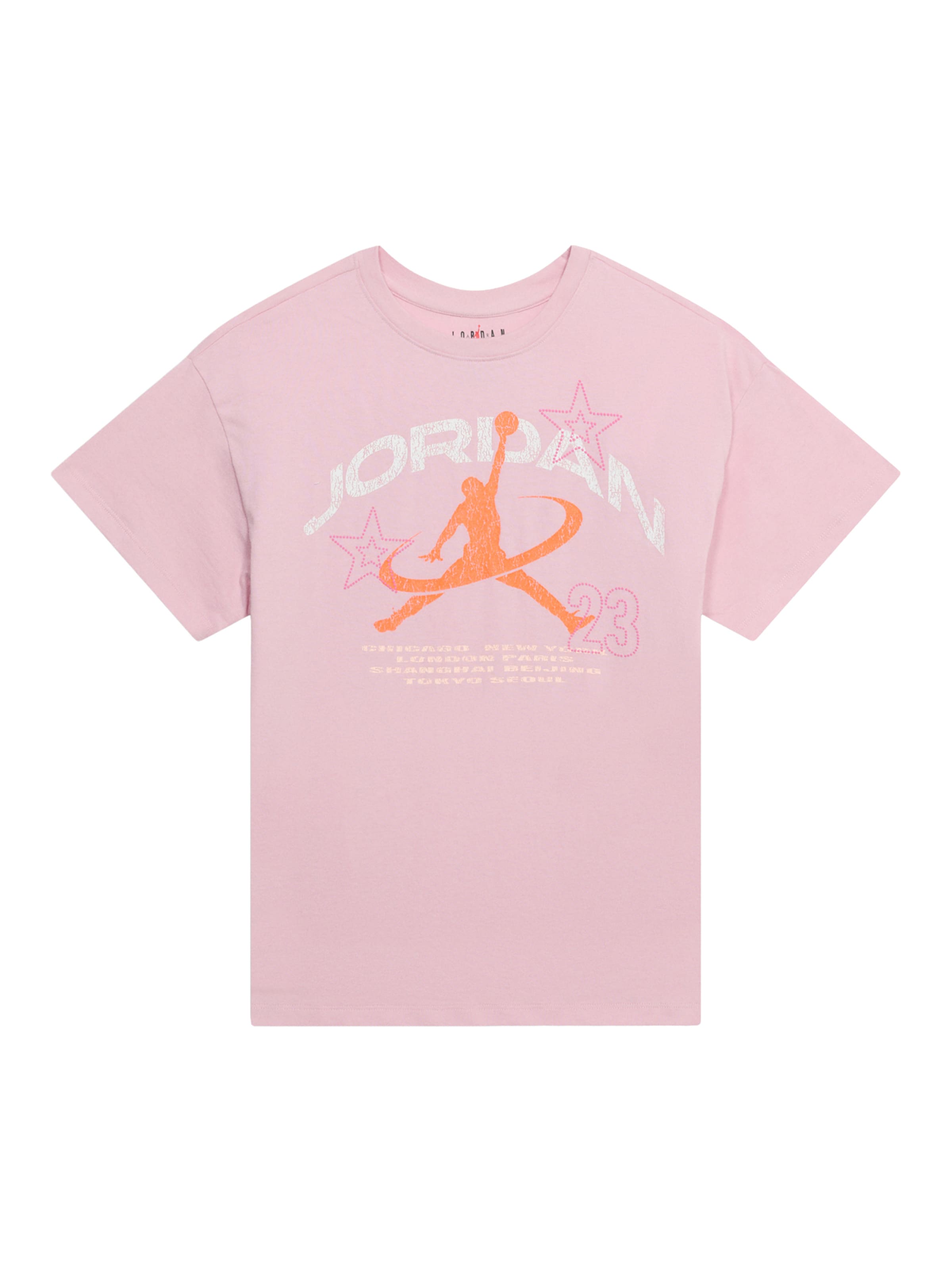 T-Shirt Jordan en rose : devant