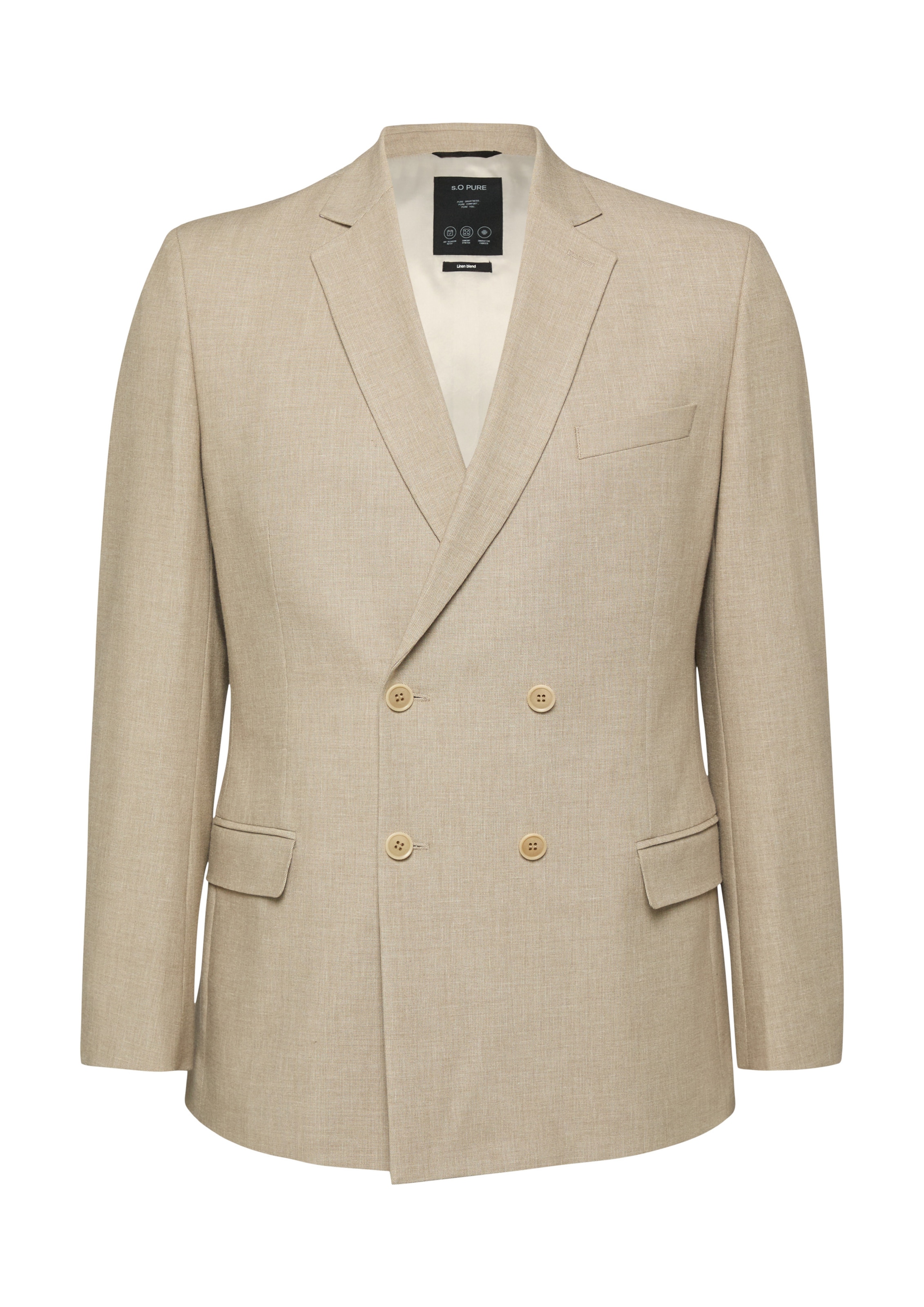 s.Oliver Suit Jacket 'Pure' in Sand, Item view