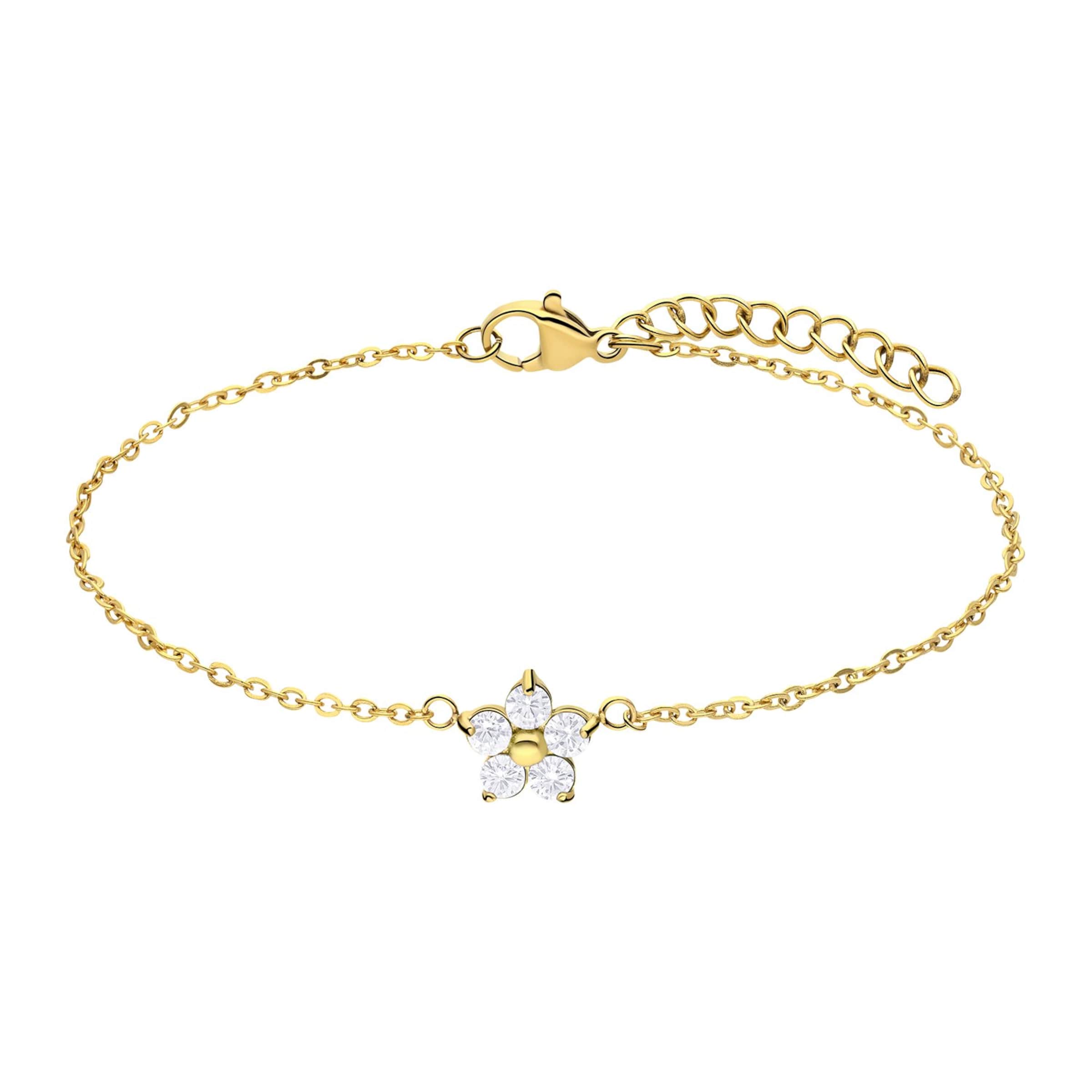 Lucardi Armband in Gold: Vorderseite