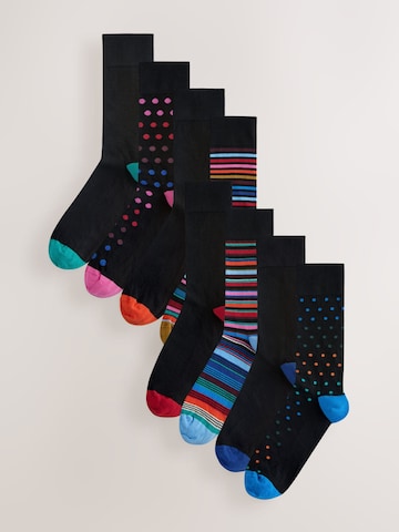 Next Socken in Schwarz: Vorderseite