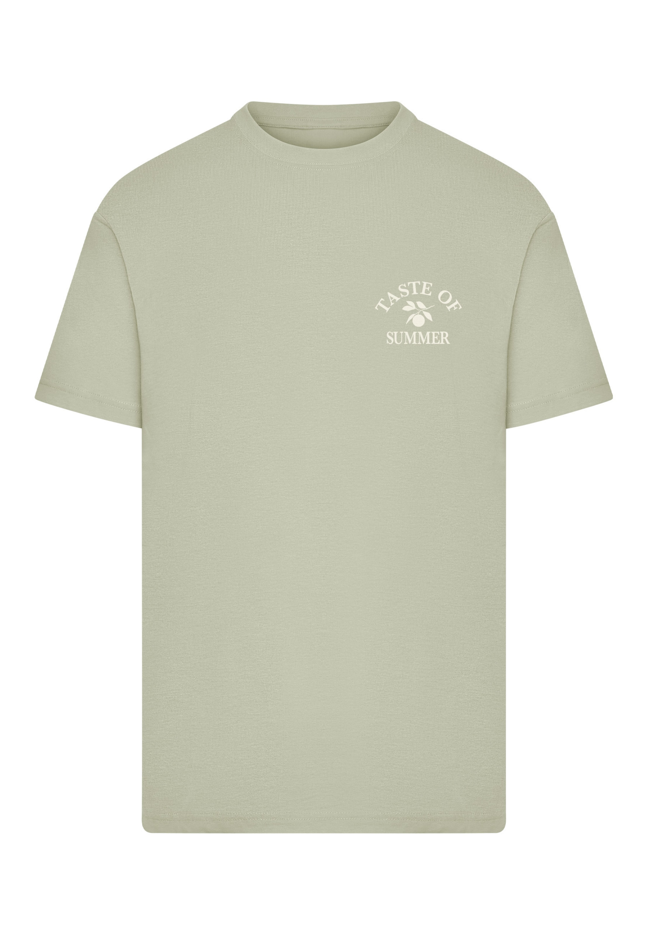 Mister Tee T-Shirt 'Taste Of Summer Oranges' in Grün: Vorderseite