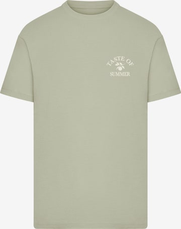 Mister Tee T-Shirt 'Taste Of Summer Oranges' in Grün: Vorderseite