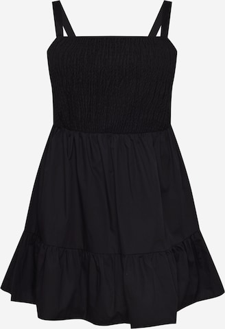 Cotton On Curve - Vestido de verano 'POPPY' en negro: frente