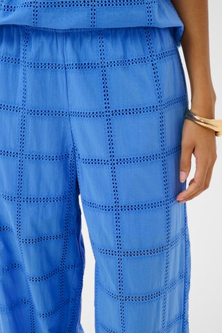 Wide Leg Pantalon 'SLCarmelita' SOAKED IN LUXURY en bleu