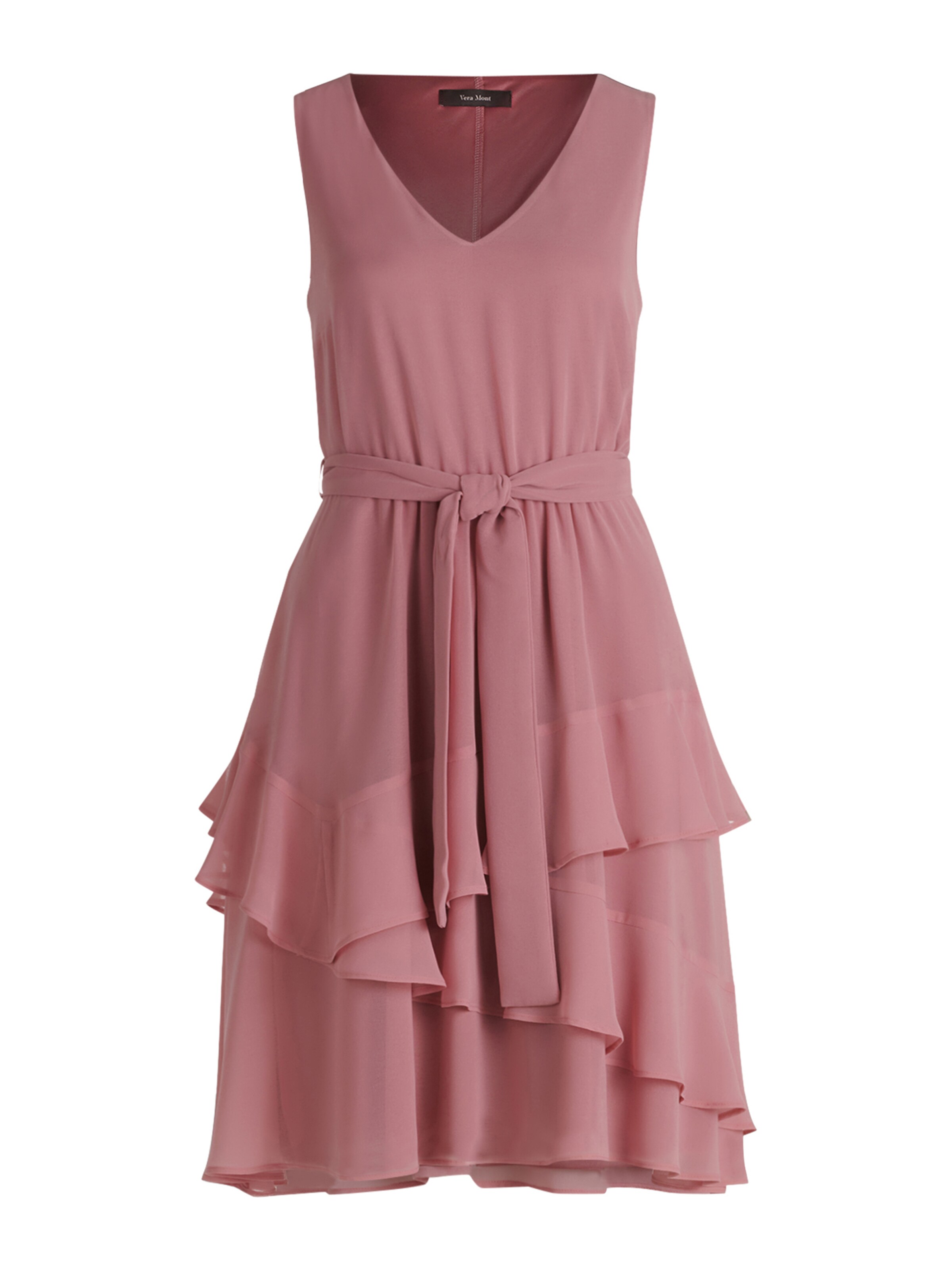 Robe de cocktail Vera Mont en rose : devant