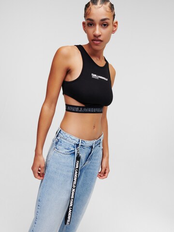 Largi Jeans de la Karl Lagerfeld pe albastru