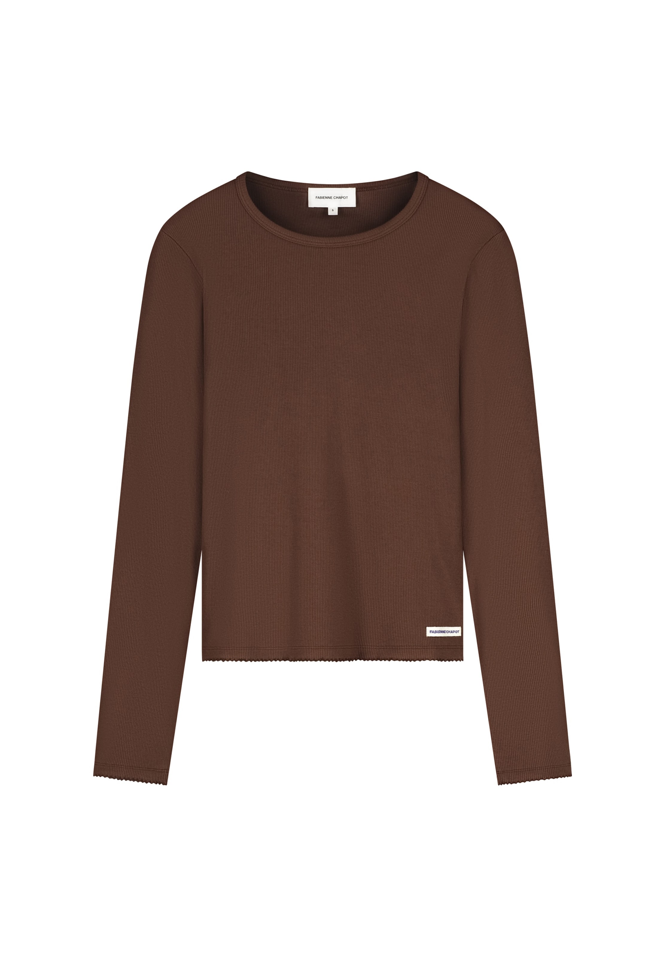 Fabienne Chapot Shirt in Bruin: voorkant