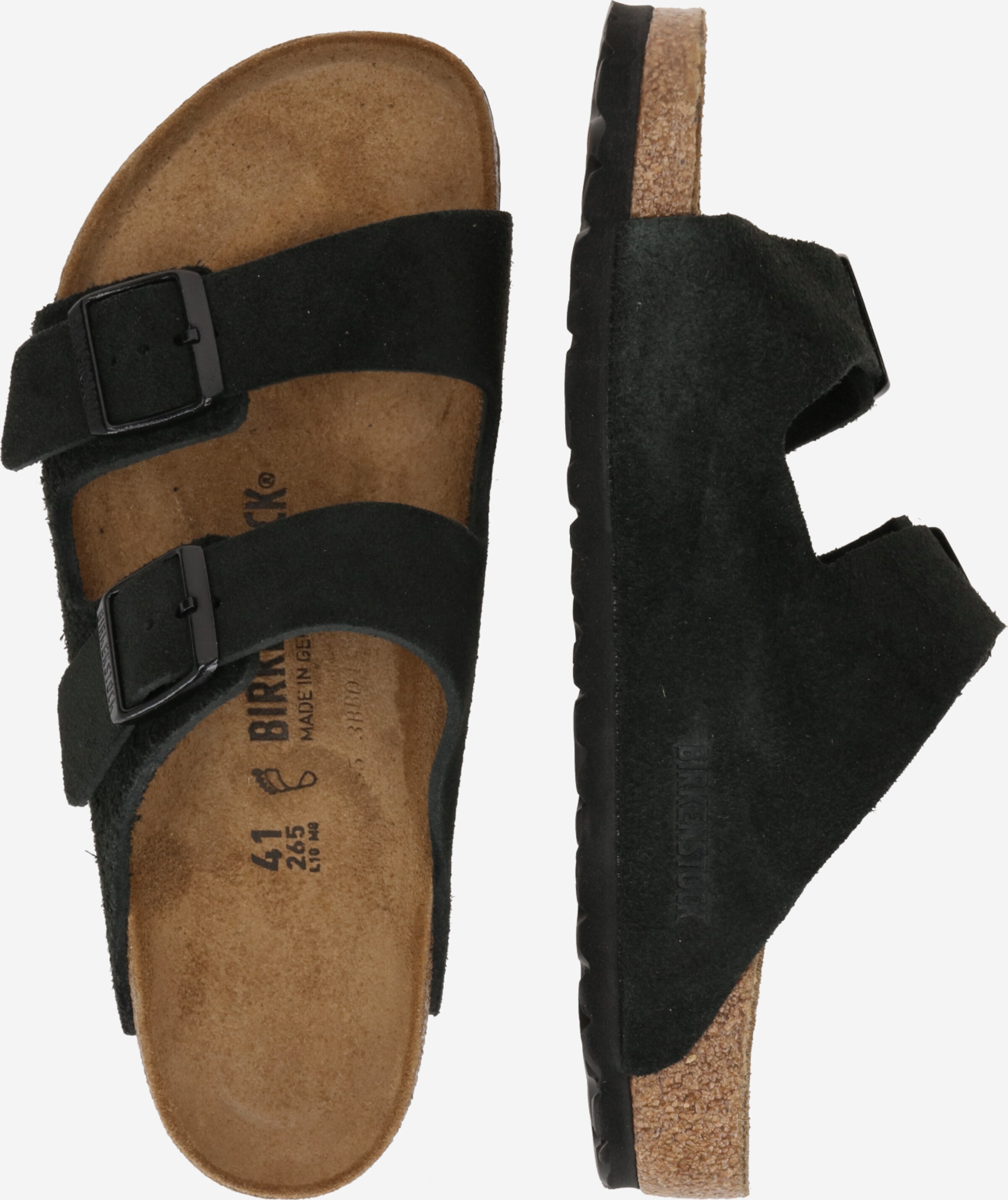Birkenstock Arizona Suede Leather Black — foto 2