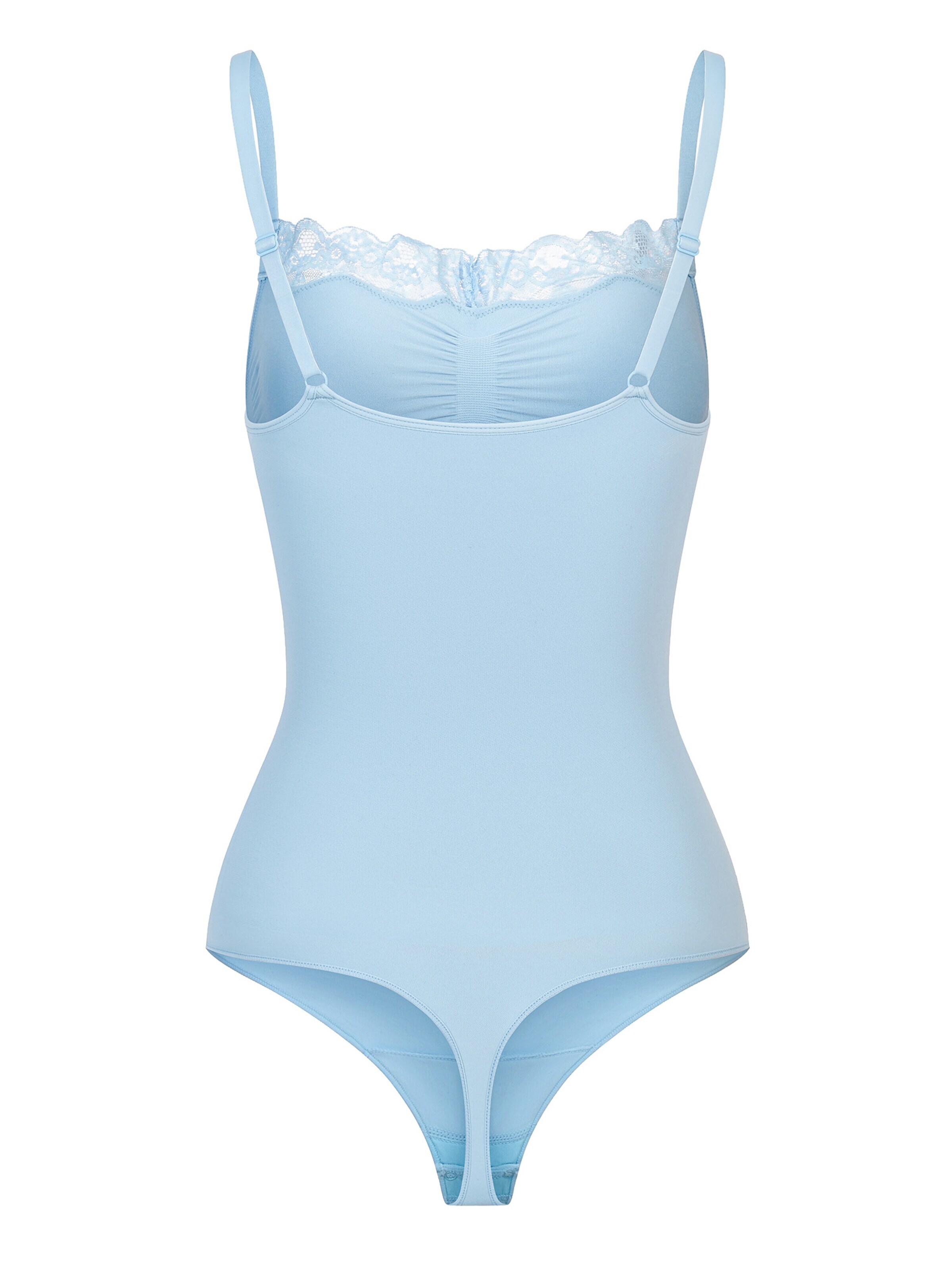 Body modellante 'Bodysuit Sculpting Shapewear mit Lace' di cfab in blu