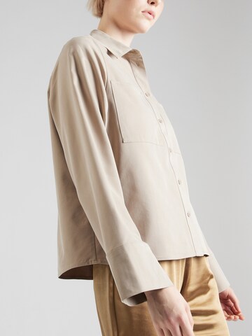 SELECTED FEMME Blus 'REBA' i beige