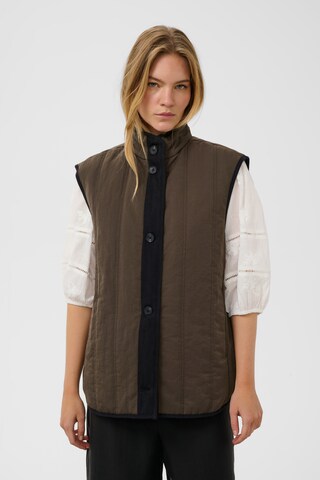 SOAKED IN LUXURY - Chaleco en marrón: frente