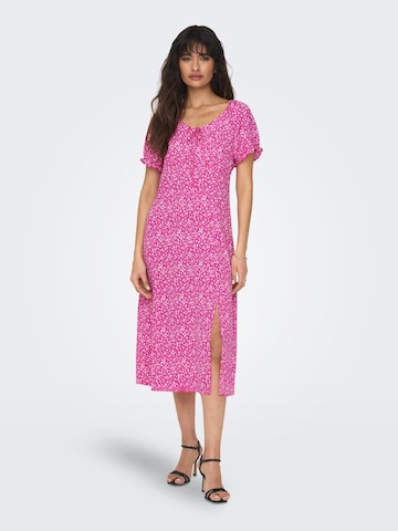 Robe 'Kai' ONLY en rose : devant