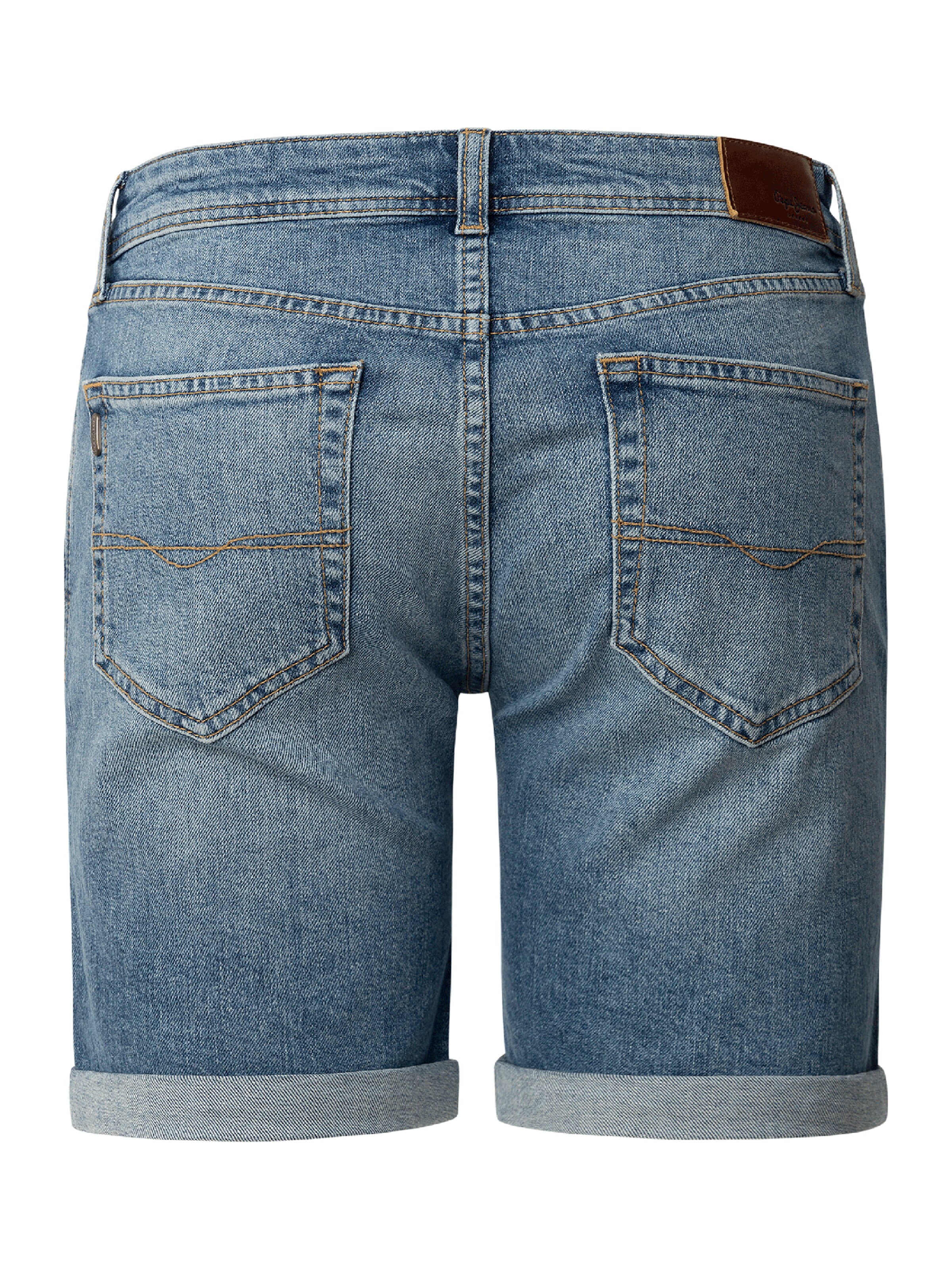 Pepe Jeans Slimfit Shorts 'Poppy' in Blau