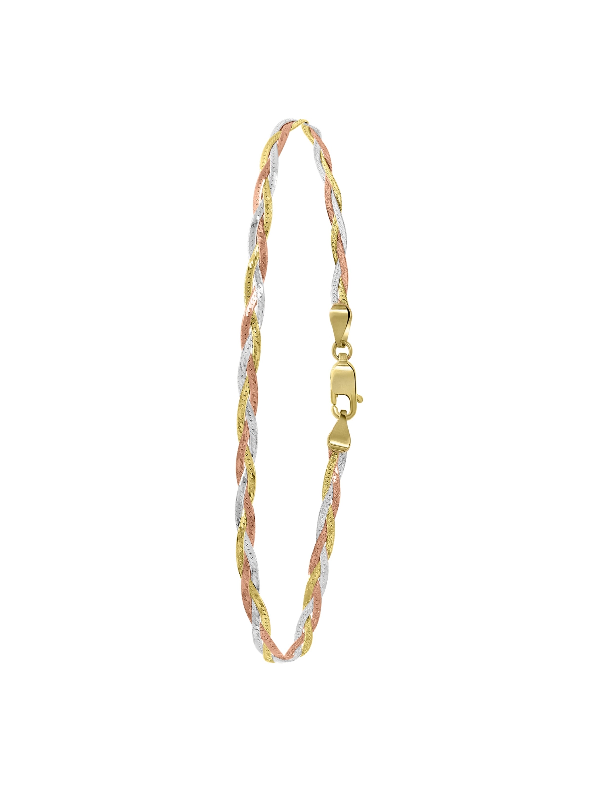 Lucardi Bracelet 'Klassisch' in Gold: front