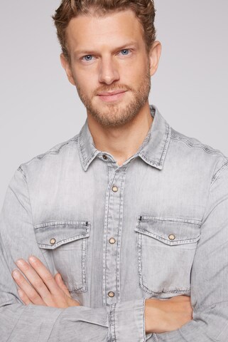 CAMP DAVID Regular Fit Hemd in Grau