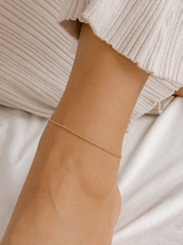 Hey Happiness Fußschmuck 'Bead Line'‌‌ in Gold