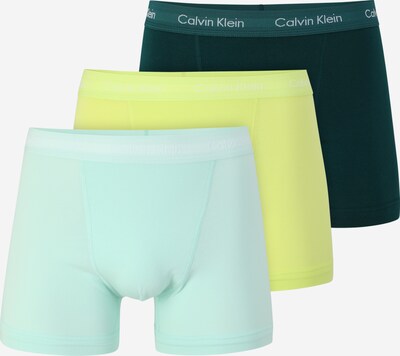 Calvin Klein Underwear Bokserishortsit värissä vaaleansininen / keltainen / tummanvihreä / valkoinen, Tuotenäkymä