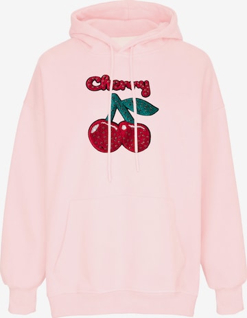 Sweat-shirt MYMO en rose : devant