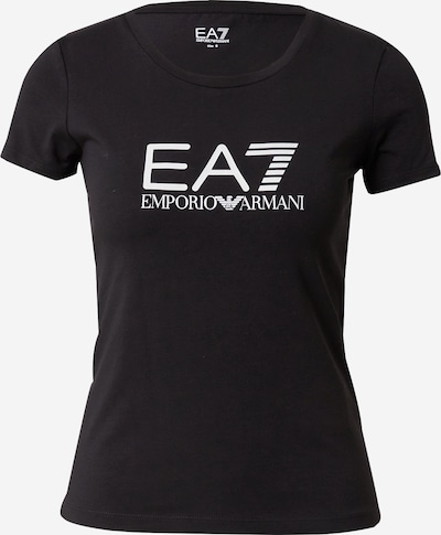 EA7 Emporio Armani Camisa em preto / branco, Vista do produto