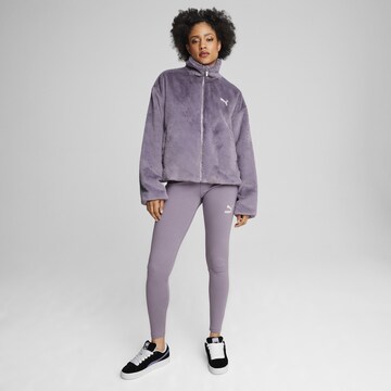 PUMA Fleece jas in Lila