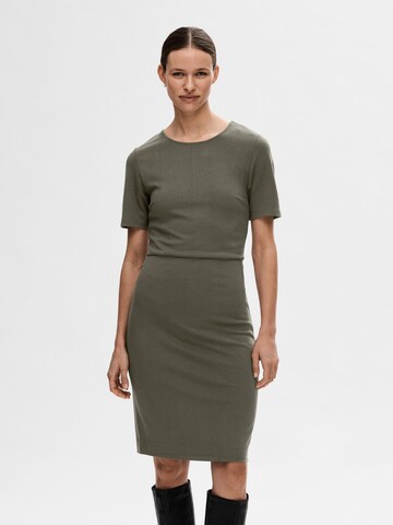 SELECTED FEMME Dress in Green: front