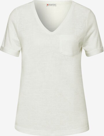 STREET ONE Shirt in White: front