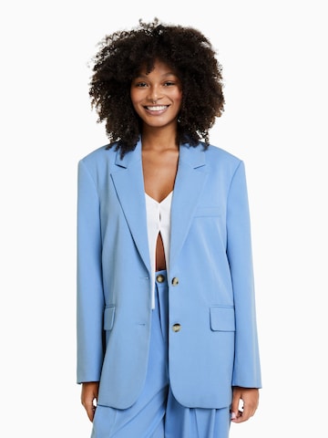 Bershka Blazers in Blauw: voorkant