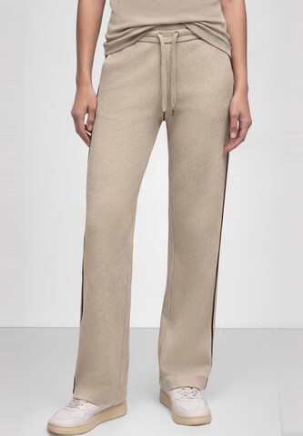 STREET ONE Loose fit Pants in Beige: front
