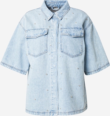 ONLY Carmakoma Pusero värissä sininen: etupuoli