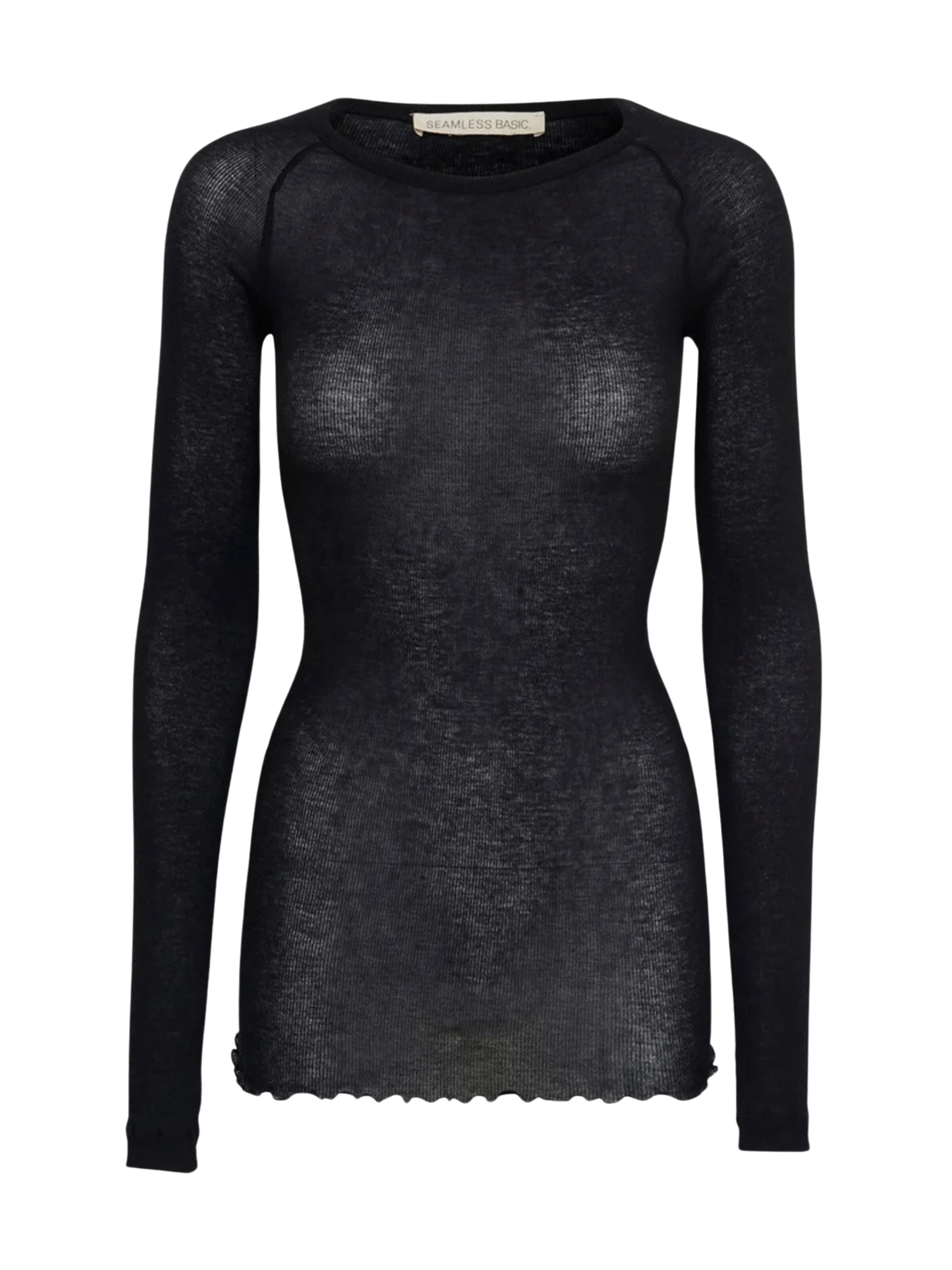 T-shirt 'Elvira' Seamless Basic en noir : devant