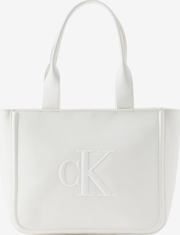Calvin Klein Shopper táska - fehér: elől