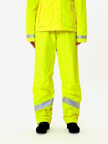 VAUDE Regular Outdoor trousers 'Luminum Rain' in Yellow