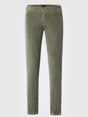 Hiltl Slimfit Chinohose 'Tamo - Casual Corduroy'‌‌‌‌‌‌ in Grün: Vorderseite