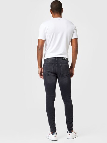 Calvin Klein Jeans Skinny Farmer - fekete