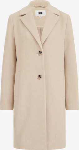 WE Fashion Between-Seasons Coat in Beige: front