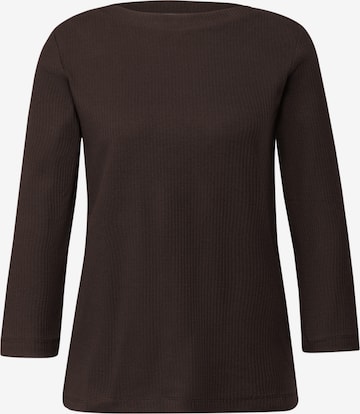 STREET ONE Shirt in Braun: Vorderseite