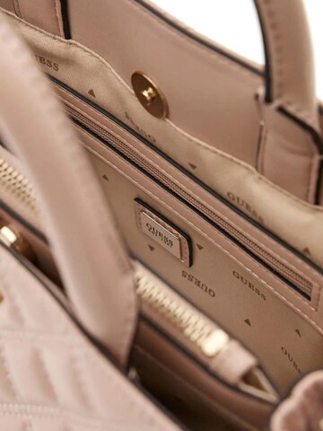 GUESS - Bolso de hombro 'Guess Sac Bandoulière Spark Micro Mini Light Beige' en beige