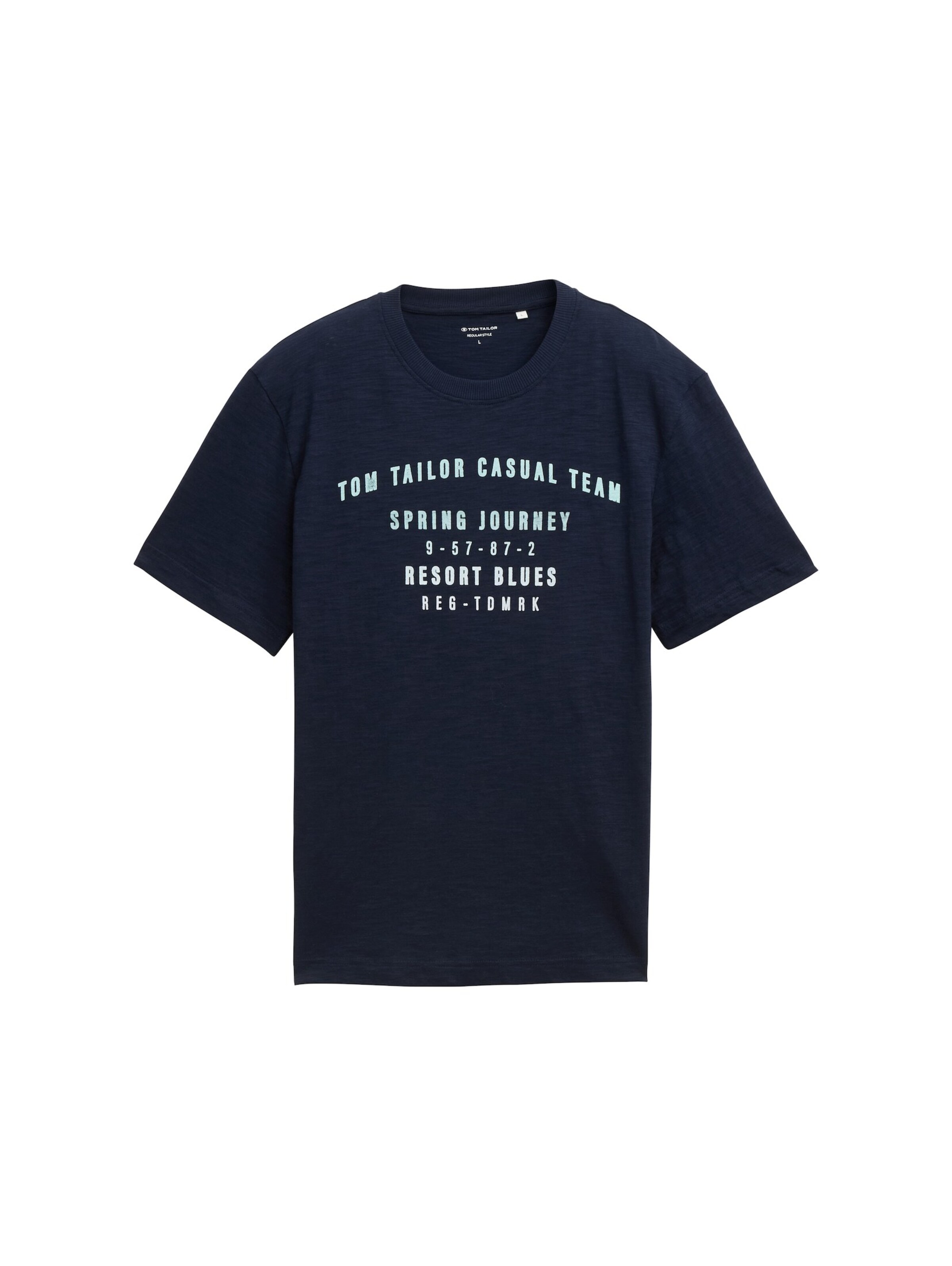 TOM TAILOR T-Shirt in Blau: Vorderseite