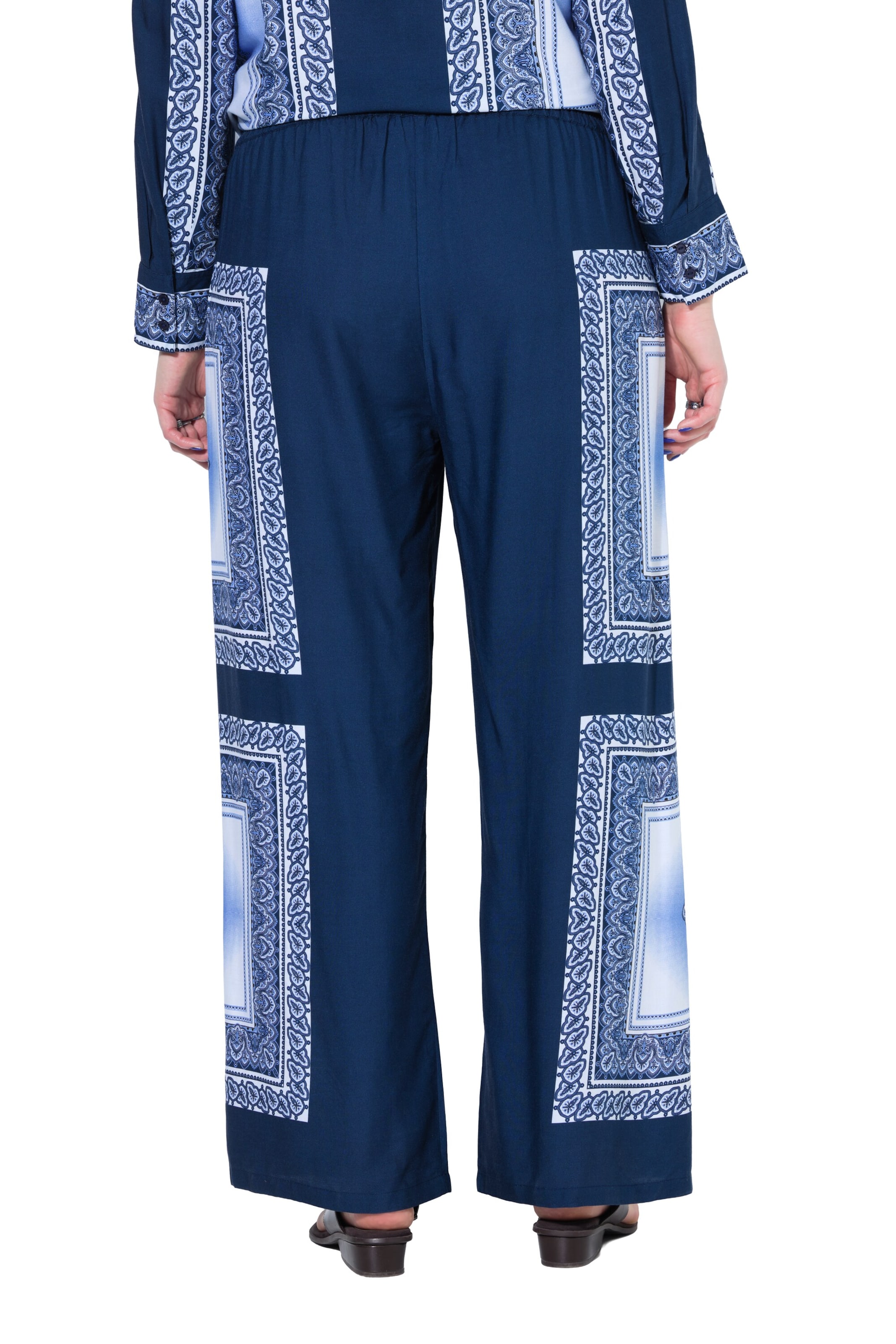 Studio Untold Wide leg Broek in Blauw