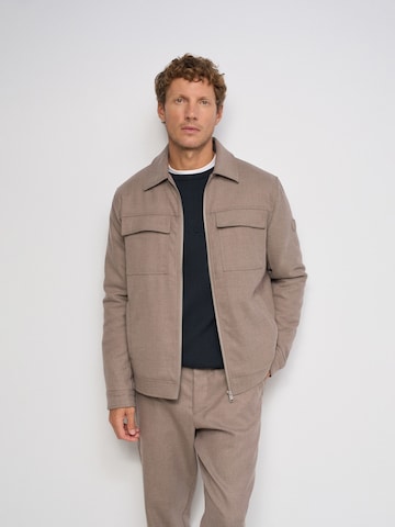 Salsa Jeans Tussenjas in Beige: voorkant