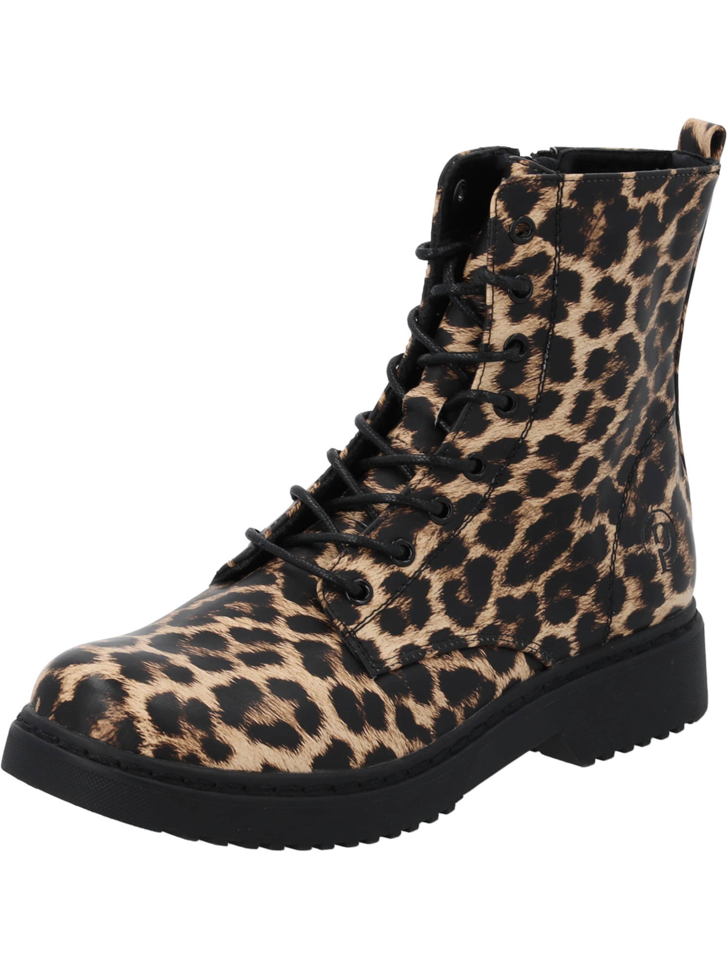 Palado by Sila Sahin Ниски ботуши с връзки 'Djerba Fresco' в бежово / кафяво / черно, Преглед на продукта