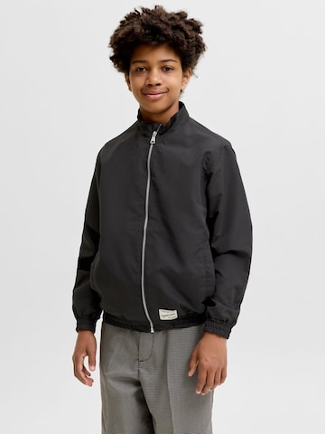 Veste mi-saison Jack & Jones Junior en noir : devant