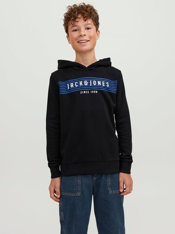 Jack & Jones Junior Sweatshirt 'Planet' in Schwarz: predná strana