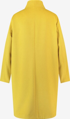 SAMOON Přechodný kabát – žlutá