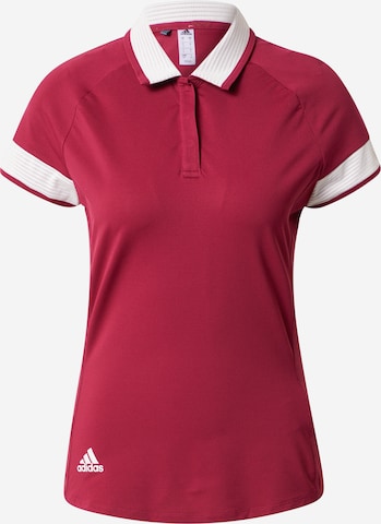 ADIDAS GOLF Performance Shirt in Red: front