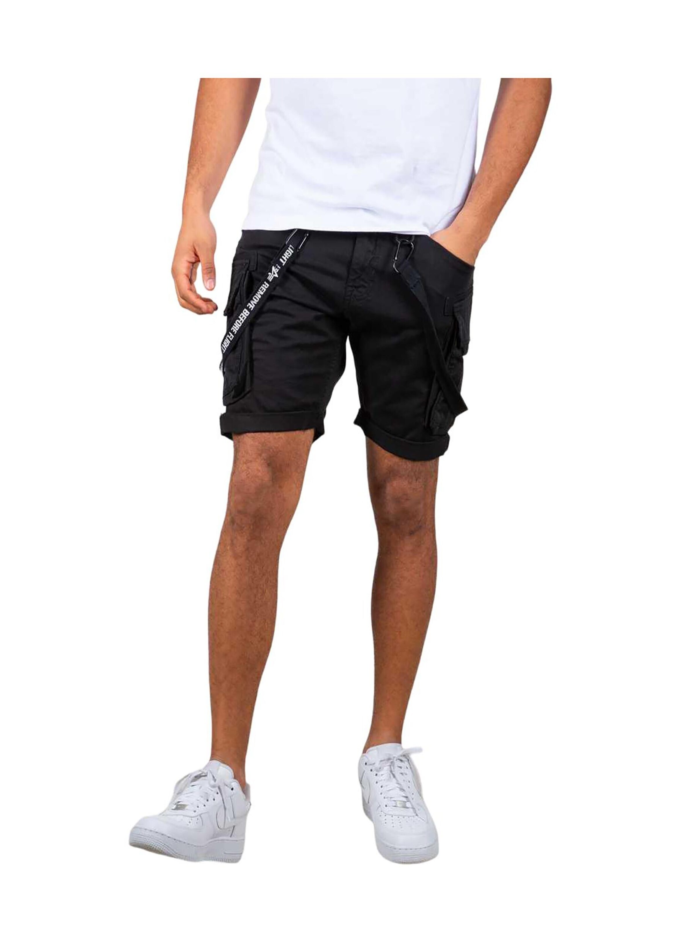 ALPHA INDUSTRIES Regular Hose 'Utility'‌‌‌‌‌‌‌‌‌‌ in Schwarz: Vorderseite