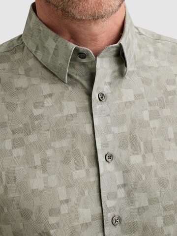 Coupe regular Chemise 'Shirt with allover print and Kent collar' VANGUARD en vert